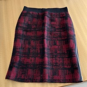 Tara Jarmon Plaid Skirt